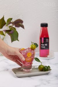 Nước giải khát Tía Tô Tắc thương hiệu BVFresh
