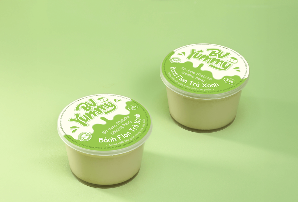 Bánh Flan Trà Xanh